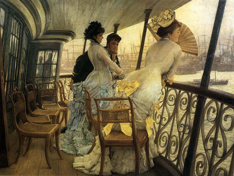 James Tissot The Gallery of H.M.S. china oil painting image